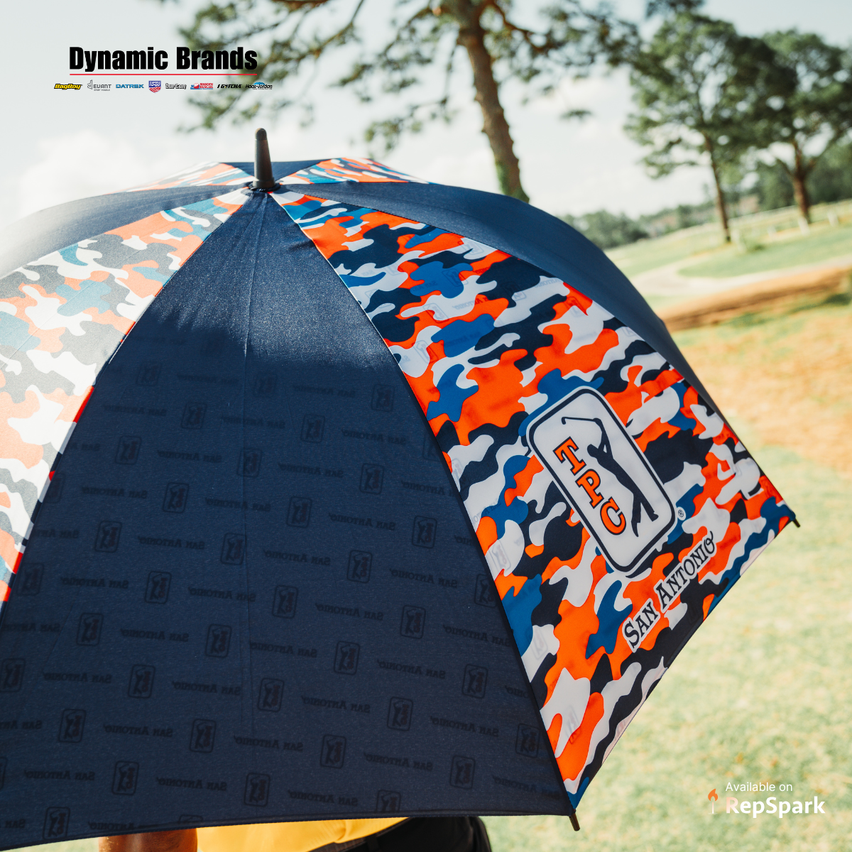 Colorful TPC umbrella. 