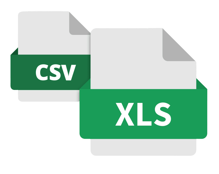 excel csv transparent