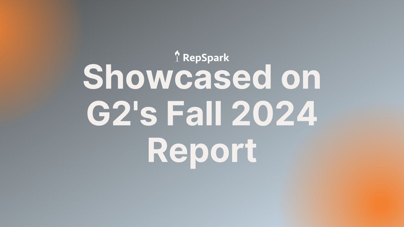 RepSpark lands spot on G2's Fall 2024 Fall Grid Report