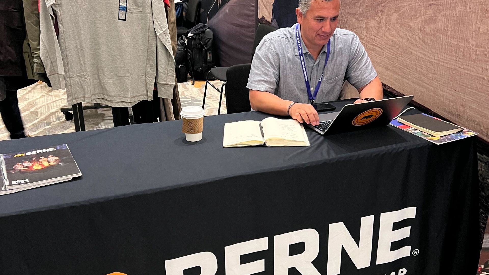 photo of Berne's booth at the 2024 NAUMD Conference
