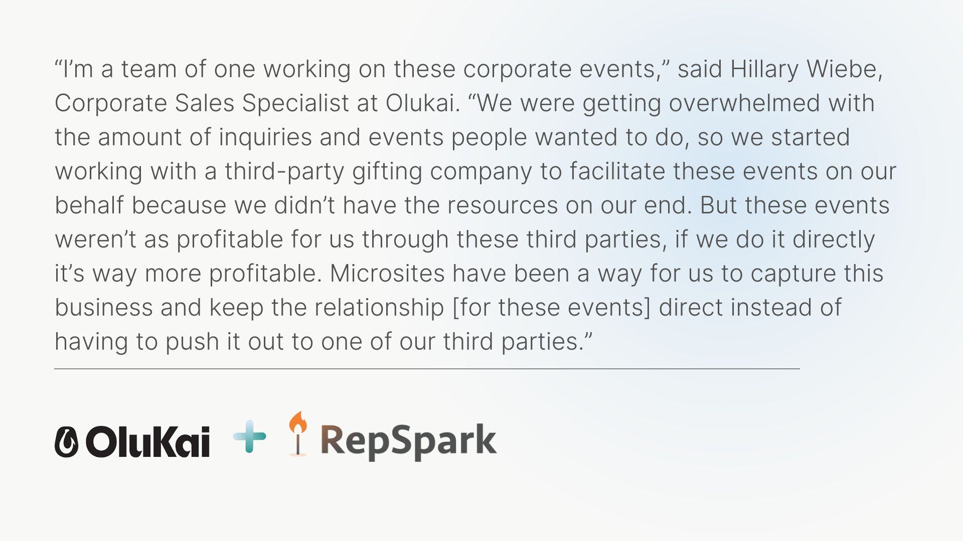 Olukai Case Study Quote